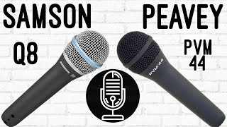 Video thumbnail for Samson Q8 | Peavey PVM 44 - Double Test / Review  |  Are They The Same Microphone? by Obscure Mics