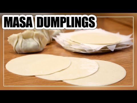 🥟 Easy DUMPLING WRAPPERS Recipe | how to make DUMPLING DOUGH (GYOZA)
