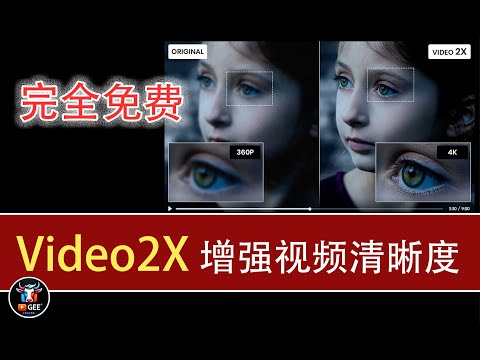 👍Video2X：最强免费视频放大工具，支持插帧，完全免费，低显存可用🟢Video2X：视频放大黑科技！画质提升，增强视频清晰度🟢牛哥AI实验室 NIUGEE AI（157）