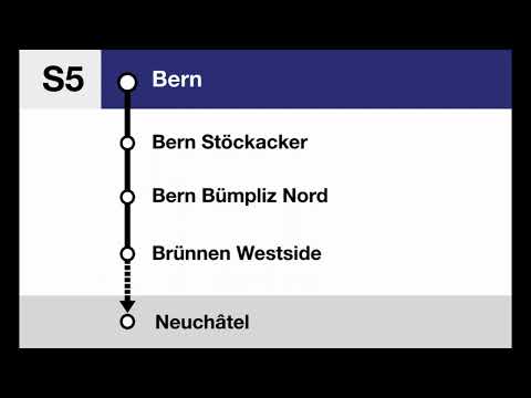 BLS Ansage » Begrüssung in Bern nach Neuchâtel mit Stöckacker (2023) | SLBahnen