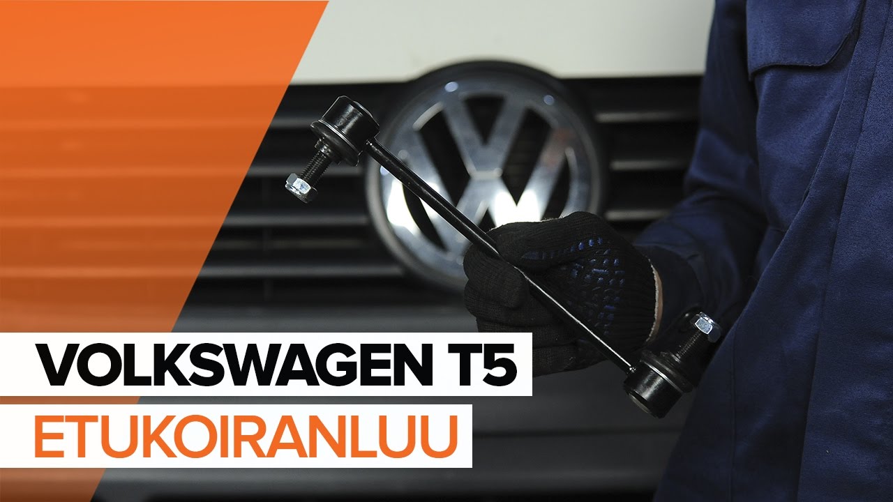 Kuinka vaihtaa koiranluu eteen VW Multivan T5-autoon – vaihto-ohje