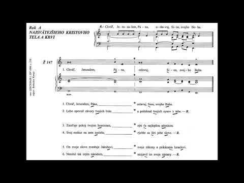 LS II, str.55 - Chváľ, Jeruzalem, Pána; Ž147