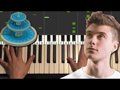 Alec Benjamin - The Water Fountain (Piano Tutorial Lesson)
