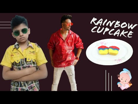 Tony Kakkar  How to make Rainbow Cupcake Rainbow Cupcake Recipe Recipe by Taseen Lifestyle