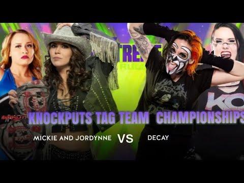 Extreme Rules- Mickie And Jordynne Vs DECAY Knockouts Tag Team Championships