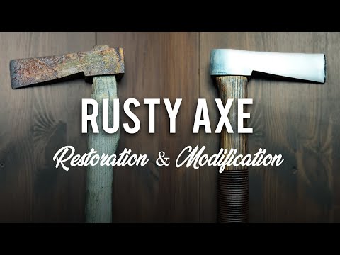 Rusty Axe | Restoration & Modification | 4K