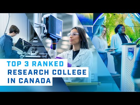 Here's why NAIT is the #3 Research College in Canada