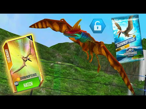 CLASH OF TITANS UNLOCKED DARWINOPTERUS 999+ X3 MAXED | JURASSIC WORLD THE GAME