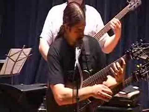 Mike Walsh Playing Alice In Chains Man In The Box Tapping on a Double Neck Guitar 2006