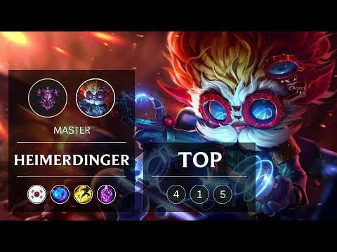 Heimerdinger Top vs Ryze - KR Master Patch 9.3
