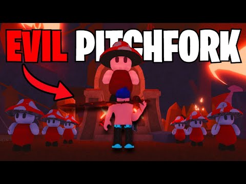 losing my mind to get the EVIL PITCHFORK in fisch...
