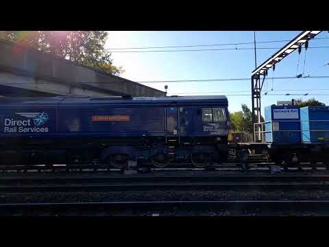 DRS 66428/66424 passing through cremorne lane on the 15th RHTT of the 2022 season on 10/10/2022