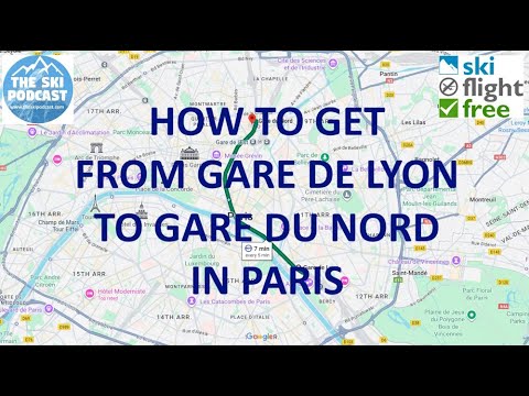 How to get from Gare de Lyon to Gare du Nord in Paris