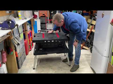 Keter sulankstomas stalas Table MasterPro video
