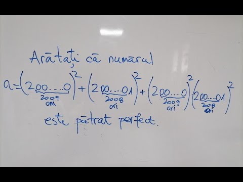 OLIMPIADĂ. Pătrate perfecte