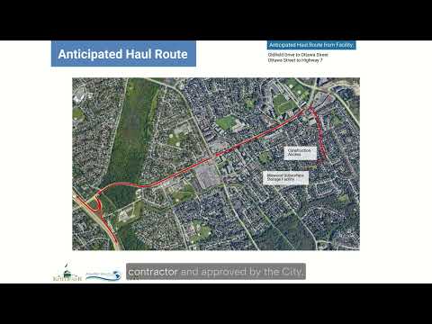 Idlewood Greenway Pre-construction - Expected Haul Route
