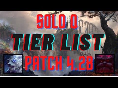 Patch 4.2b Tier List for Solo Q | Ornn & Volibear Release | Wild Rift