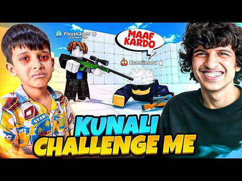 I Challenged Kunali in Roblox Sniper Arena!😍