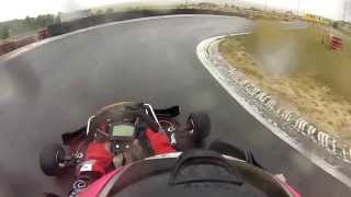 preview picture of video 'Piste Internationale de Soucy- WET TRACK - Karting CRG Road Rebel / Rotax'