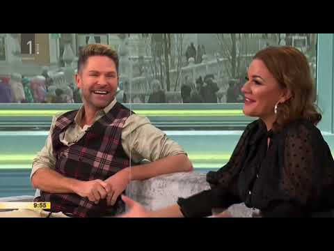 Rebeka Dremelj in Sebastian v oddaji “Dobro jutro” na TV Slovenija 1