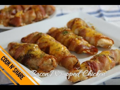 Bacon Wrapped Chicken with Cheese