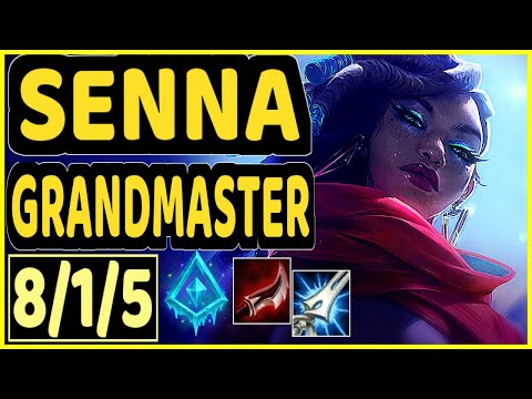 SEDRION (SENNA) - 8/1/5 KDA GAMEPLAY - EUW Ranked GRANDMASTER