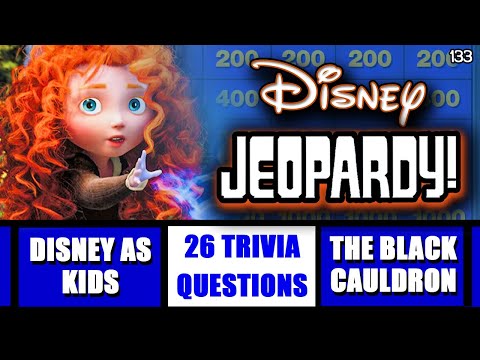 Disney Jeopardy Quiz • 26 Clue Game • Test your Knowledge