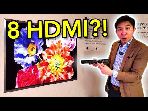 Samsung S95H Flagship OLED is World's First TV with 8x HDMI 2.1 Ports!