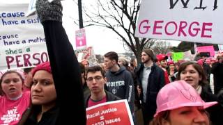 Scenes from the Women's March on Washington 2017