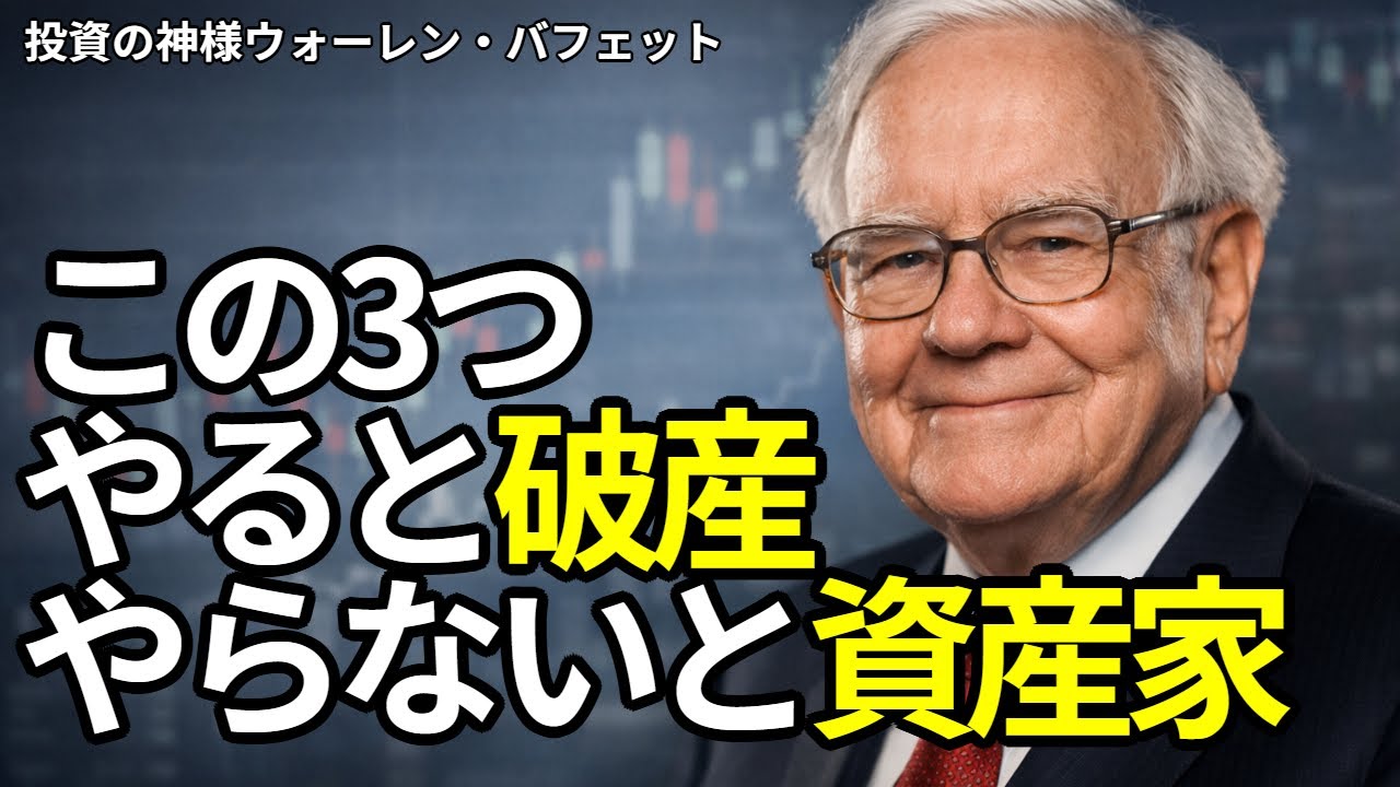 【あなたはどっち側？】良かれと思ってやっている行動が、富裕層の「絶対にやらないことリスト」に入っています。資産家になるには愚かな行動を避けること。バフェ-ットが頑なに守り続ける「3つの禁止リスト」