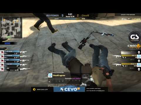 CEVO-Pro CS:GO Season 5: Cloud 9 vs. iBUYPOWER - Week 6:1 on de_dust2