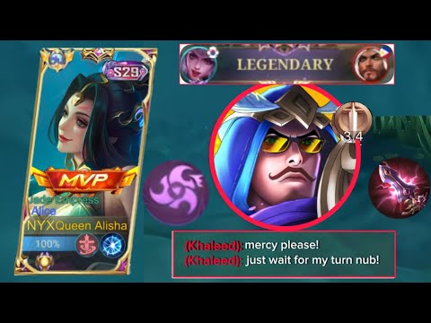 REASON WHY KHALEED USERS HATE MY ALICE HIGH PENETRATION BUILD ! ALICE ONE SHOT BUILD AND EMBLEM! 💯