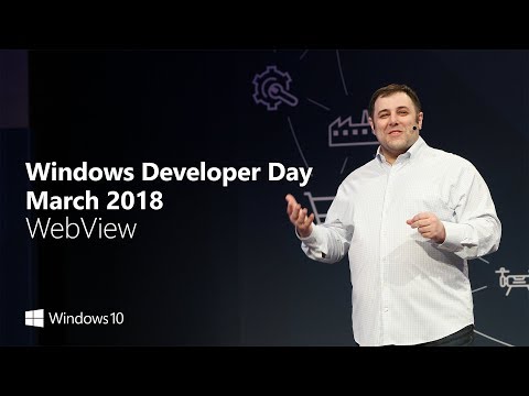 Windows Developer Day March 2018 - WebView