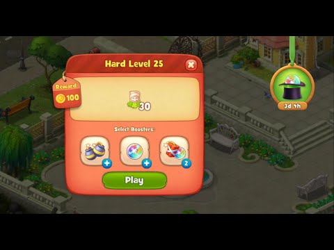 GARDENSCAPES LEVEL 24 TO 27 GAMEPLAY STORY