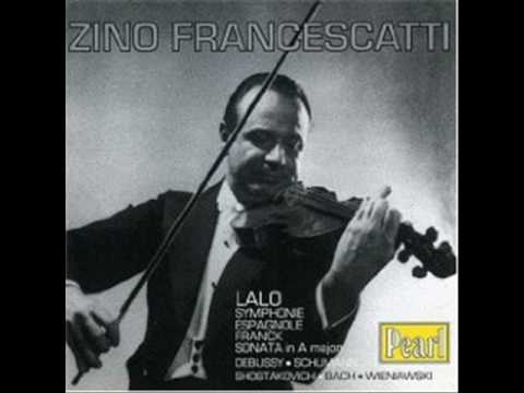 Francescatti plays Lalo  (1/4)