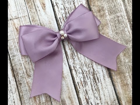 Laço de Cetim duplo com ponta