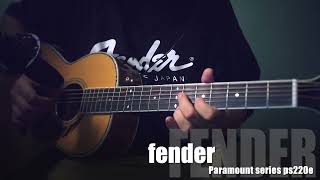 Video thumbnail for Fender paramount series ps220e sound test #fender #blues#bluesguitar #藍調 by 咪叔