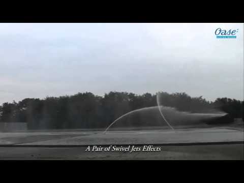 OASE | Fountain Technology - A Pair of Swivel Jets Effects