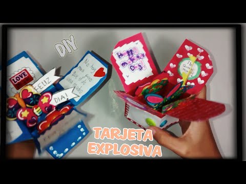 TARJETA EXPLOSIVA  DIY para Día de la Madre - Funcreations