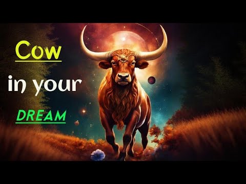 Cow dream meaning and symbolism