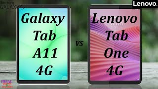 Samsung Galaxy Tab A11 vs Lenovo Tab One