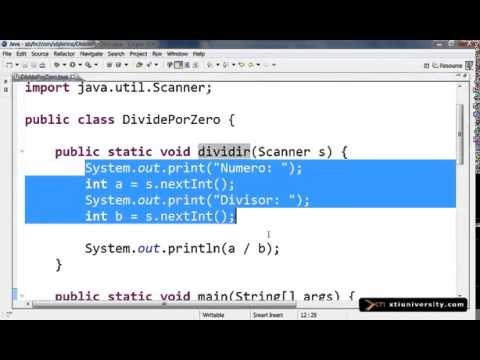 Universidade XTI   JAVA   054   Exception  multi catch  stacktrace e throws