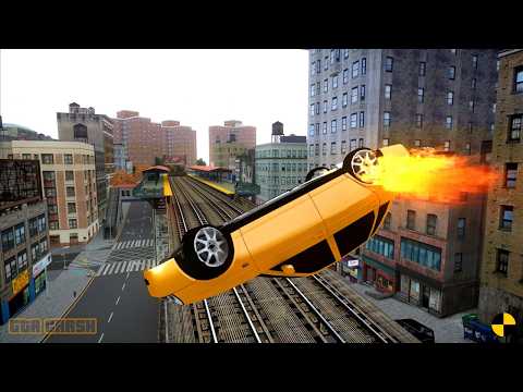 GTA 4 CRASH TESTING REAL CAR 712