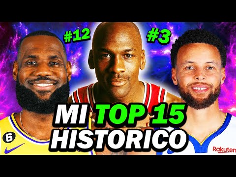 MI NUEVO TOP 15 MEJORES JUGADORES DE LA HISTORIA NBA!