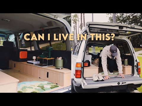 Turning my SUV into a Studio Apartment | Tiny Home