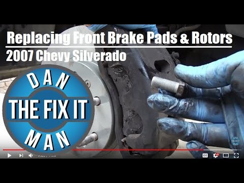 2007 Chevy Silverado 1500 - Replacing Front Brake Pads & Rotors