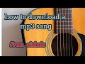 How To Download A Mp3 Song In Sinhala
