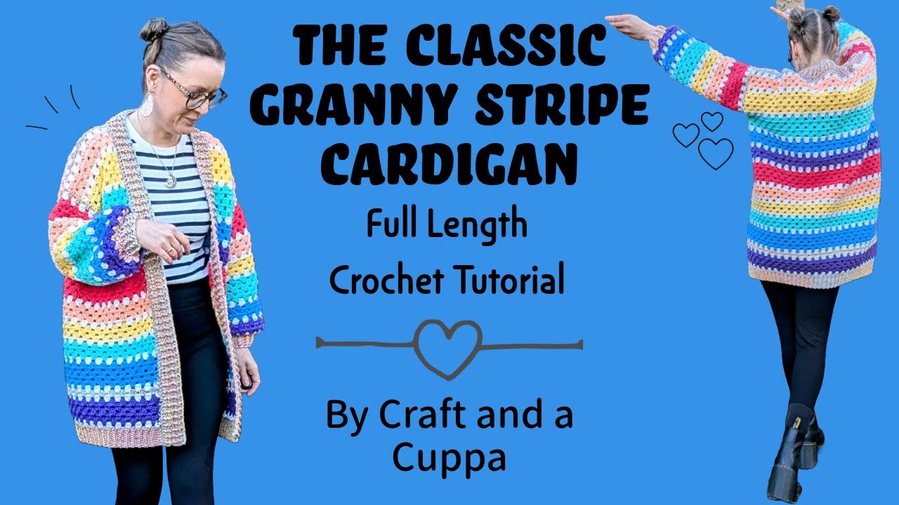 How to Make a Classic Granny Stitch Cardigan