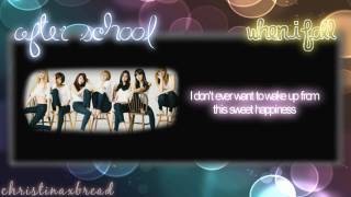 HD [ENG.LYRICS] After School - When I Fall