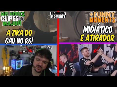 GAULES JÁ CHEGOU NO R6 ZIKANDO, ALEMAO DANDO MUITA BALA, A PLAY DA NIP E MAIS - OS CLIPES DO MAJOR